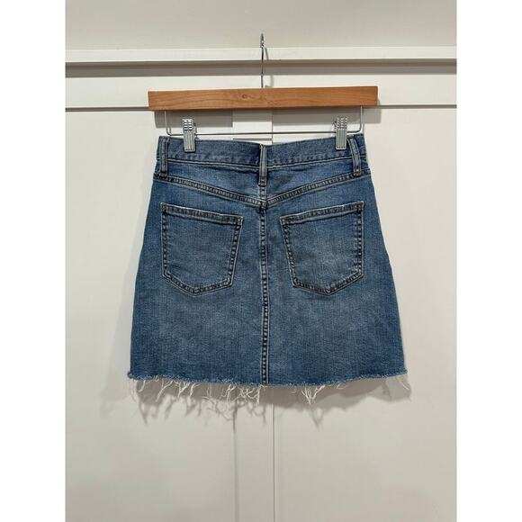 Gap Denim Jean Mini Skirt Size 25 - Picture 2 of 4